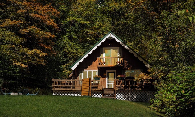 Wilmington House | New England Lakeside Chalet near Downtown Wilmington & Mt Snow VT