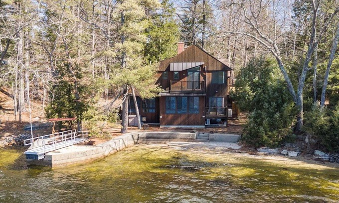 South Casco House | New for 2025! Sebago Lake Retreat with Sandy Beach & Stunning Sunset Views!