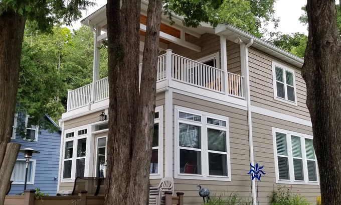 Plymouth House | New home on Crystal Lake.