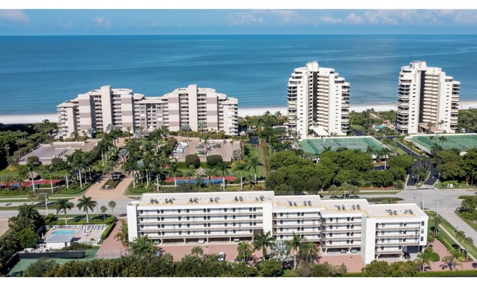 Marco Island Condo | New Listing! Across South Beach. Steps to Restaurants, Shopping, & more!