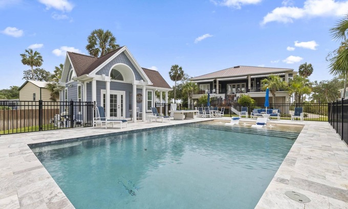 Flagler Beach House | New Listing - Exquisite Resort Style Pool Home | Flagler Beach | Close To The Beach | Hot Tub