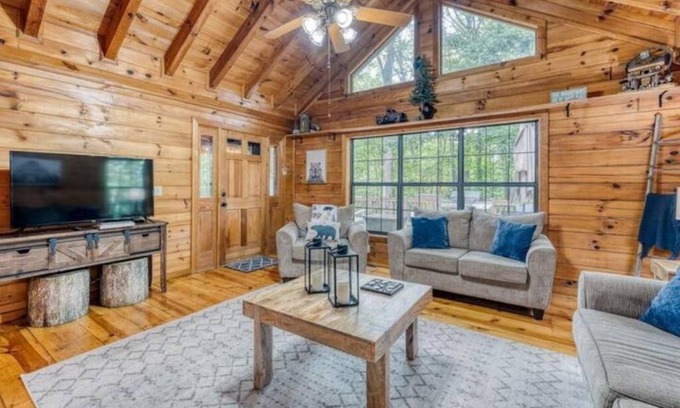 Blue Ridge Cabin | New Listing! Secluded Getaway with Private Hot Tub.