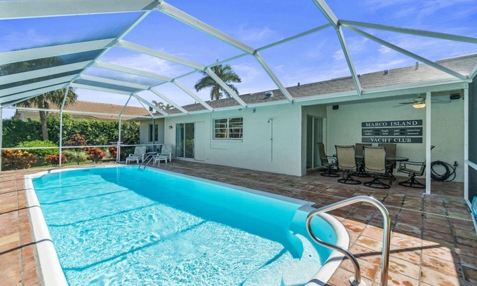Marco Island House | New Listing Special ~ 10% off Sept Stays! Perfect Family Escape at Cozy Pool Home Close to Beach