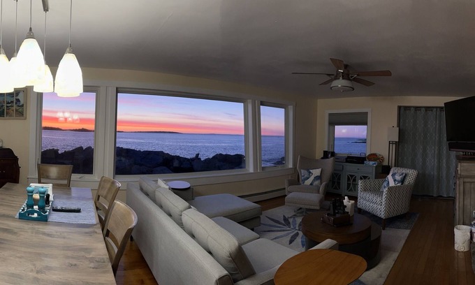 Peaks Island House | NEW LISTING ☼ Unique Oceanfront Home. Separate boat rental available.