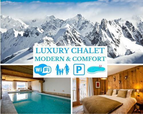 Sainte-Foy-Tarentaise Ski Chalet | NEW Luxury Chalet Sapins - PRIVATE POOL- Mountains VIEW - Family & Comfort - SPECIAL LAUNCH OFFER