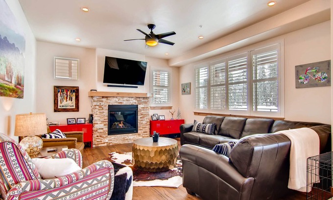 Winter Park Condo | New Private Hot Tub: Downtown, Walk to Town, Pets OK, Luxury Finishes, Near Bus