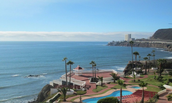 Rosarito House | New remodel Oceanfront penthouse. 2 Ocean Front Patios, Secure Grounds