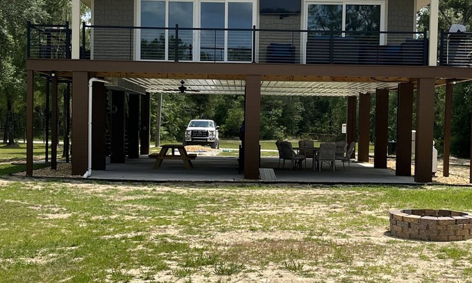 Old Town House | New riverfront home across from Rock Bluff Springs on the Suwannee river