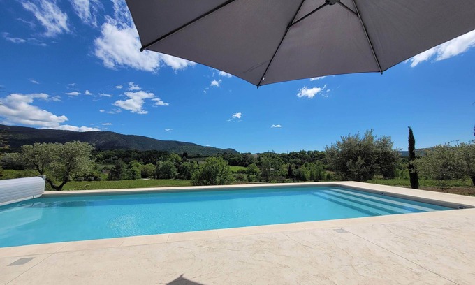 Malaucene Apartment | New: view, quiet, nature, Mont Ventoux