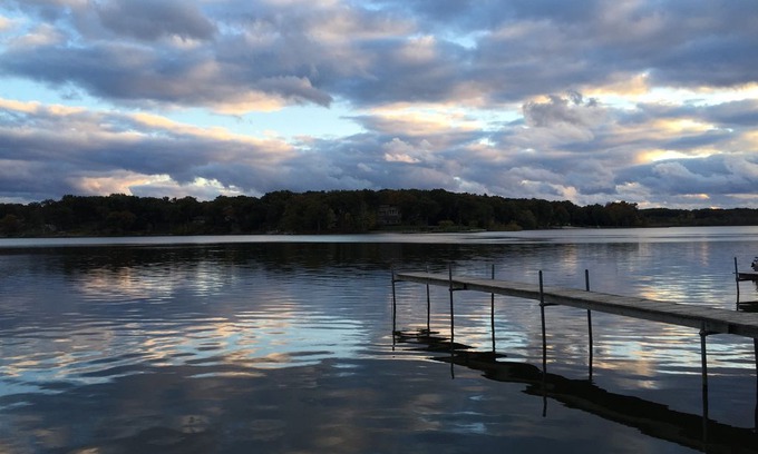 Norton Shores House | New Waterfront Home On Mona Lake With Lake Michigan Access