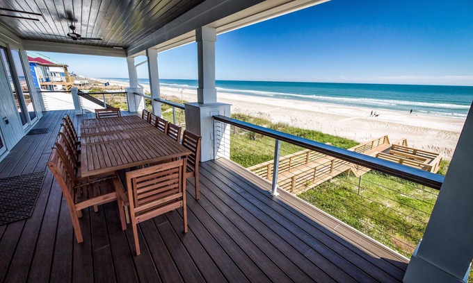 Topsail Beach House | NEWLY BUILT Ocean Front Oasis