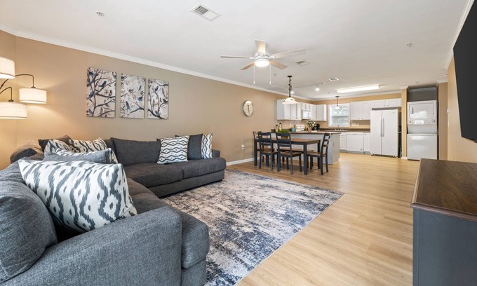 White Lake House | Newly Furnished! Relax in style in this charming townhome in gated community