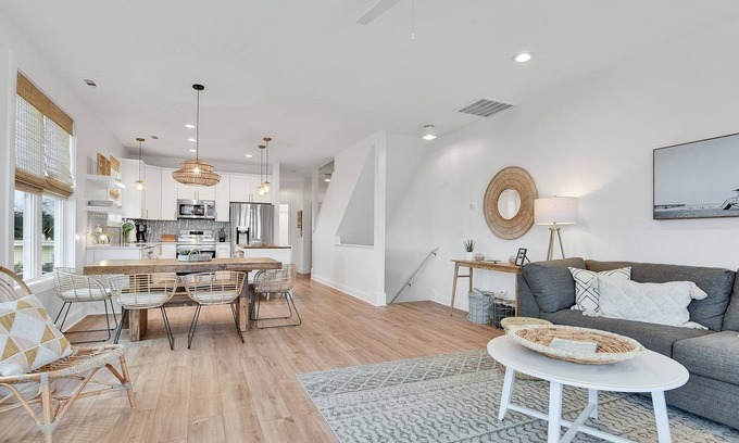 Kure Beach House | Newly Listed! Bohemian 4BR with Ocean Views in Kure Beach