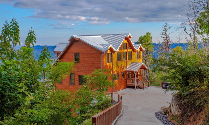 Chalet Village North Cabin | Newly Remolded 6-bedroom Cabin,nTheater room, & Heated Indoor Pool/Hot Tub
