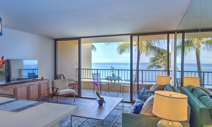 Kihei Condo | Newly renovated Oceanfront Condo! Incredible Sunsets, Endless Views