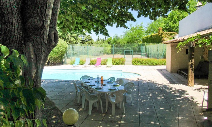 Ferrals-les-Corbieres House | Nice and quiet house with private pool and tennis court in village