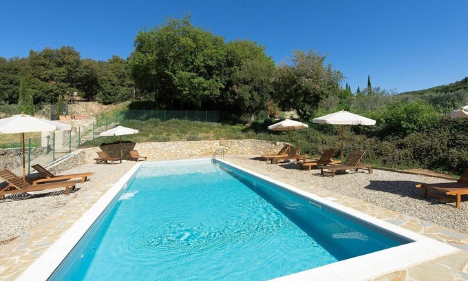 Villa A Sesta Apartment | Nice apartment for 4 guests with pool, WIFI, A/C, TV, terrace and panoramic view, close to Siena