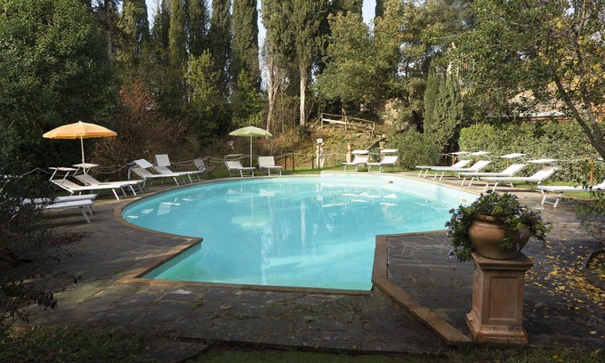 Chiusi Other | Nice apartment with WIFI, private pool, A/C, TV, veranda and pets allowed, close to Montepulciano