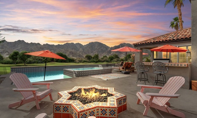 La Quinta Apartment | Nicklaus Private PGA WEST- Double Fairway/Santa Rosa Views, 4 Ensuite Full Baths!