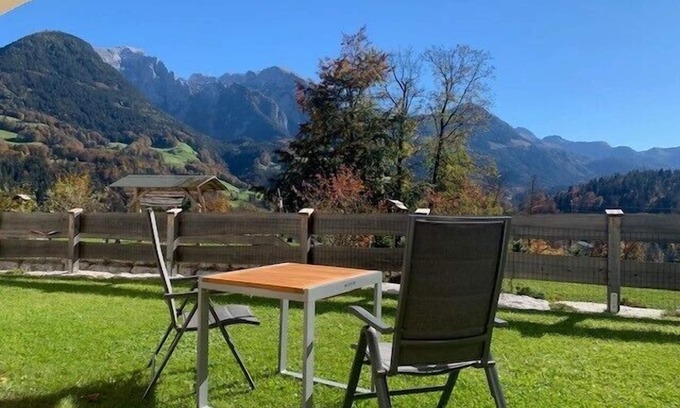 Bischofswiesen Apartment | No. 4 apartment Taubensee for 1 - 3 pers., Approx. 58 m², terrace