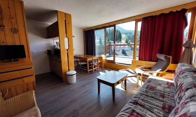 Arc-1800 Apartment | Nova Residence - Apartment 3 rooms 7 people, close to the slopes, shops, day care and the ESF in the centre of Arc station 180