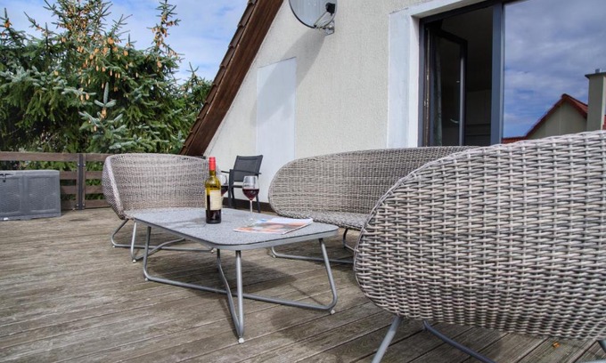 Monkebude Apartment | oberes Apartment Ostseeferienhaus