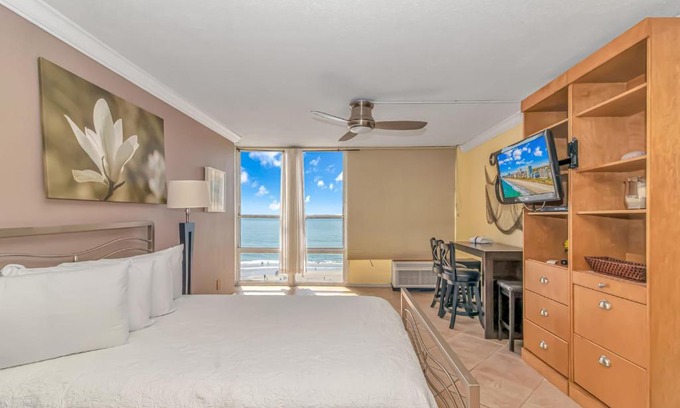 Myrtle Beach House | Ocean Front Queen Suite with Incredible Views! Sun N Sand Resort 705 - Perfect for 2 guests!