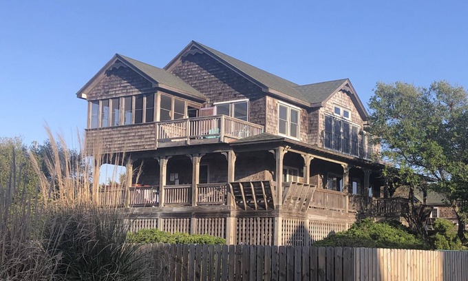 Nags Head House | Ocean Side-Heated Pool-Walk to Beach-Bars-Shops-Parks-LG Fenced Yard-HotTub-Pets