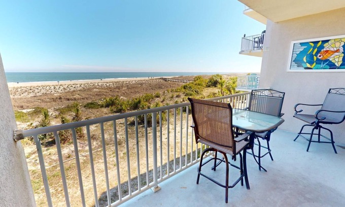Tybee Island Condo | Ocean Song 323 | Incredible View, Two Pools