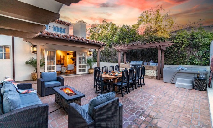 La Jolla Shores House | Ocean View Spanish Beauty Half Block to Beach, New Hot Tub