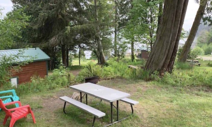Port Angeles RV Rental | Ocean View Tent Site T3