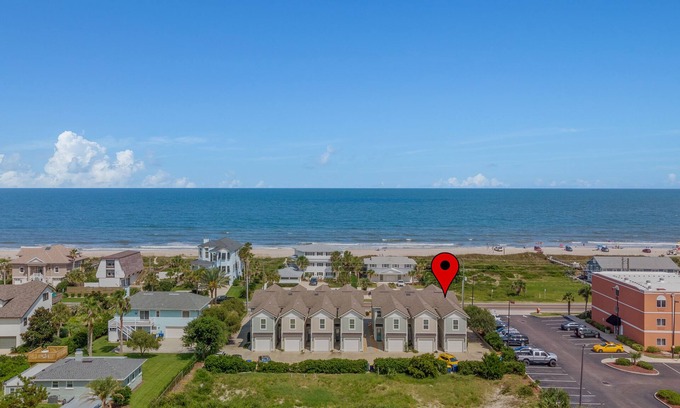 Fernandina Beach House | Ocean View Townhome across from beautiful Amelia Island Beach