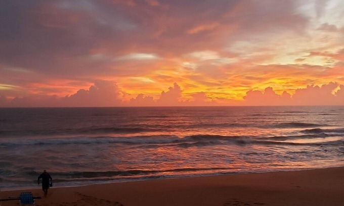 Flagler Beach Apartment | Ocean View Unit steps from Beach and close to the center of town