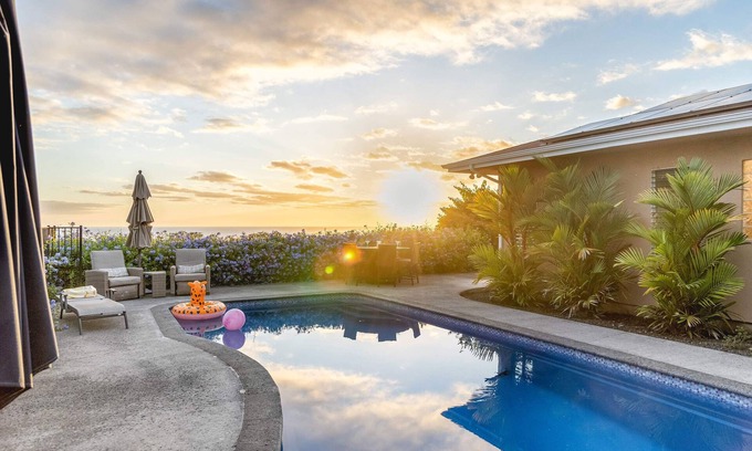 Kailua-Kona House | Ocean View Villa, Sunset, Pool, King's Luxury experience