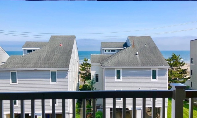 Sea Isle City Condo | Ocean views in the heart of town just steps to the beach.