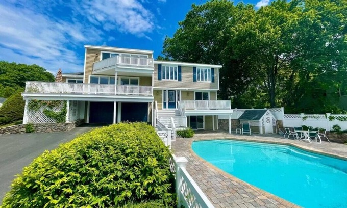 Kennebunk House | Ocean Views, Steps to Beach, In-ground heated Pool