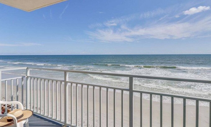 New Smyrna Beach Condo | Oceanfront 2BR Condo w/King, Bunks & Stunning View