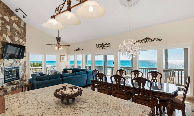 West Panama City Beach Condo | OCEANFRONT, CORNER, CONDO IN 2-STORY COMPLEX, WRAP-AROUND BALCONY, PET FRIENDLY!