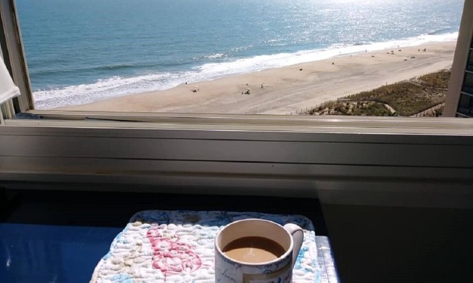 North Ocean City Condo | Oceanfront~Private Balcony And The View! Two Night Getaway Now Available