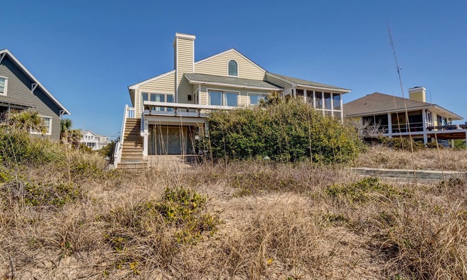 South Beach House | Oceanfront, spacious, upstairs and downstairs master suites, BHI