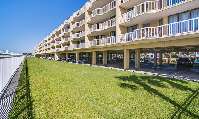 Folly Beach Villa | Oceanfront, third-floor villa with large private balcony and shared pools