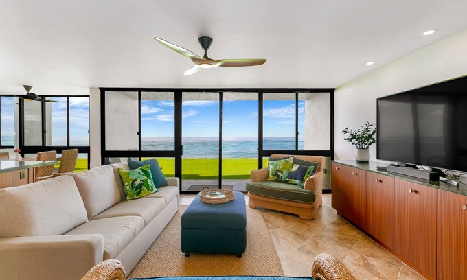 Poipu Condo | Oceanfront Two Bedroom Condo