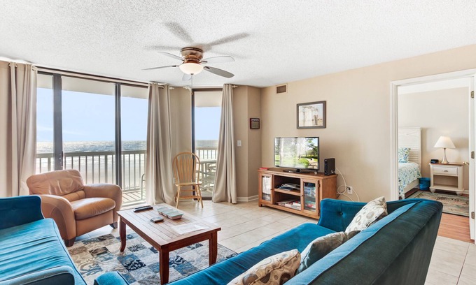 Folly Beach Villa | Oceanfront villa steps from the beach w/private balcony & shared pool
