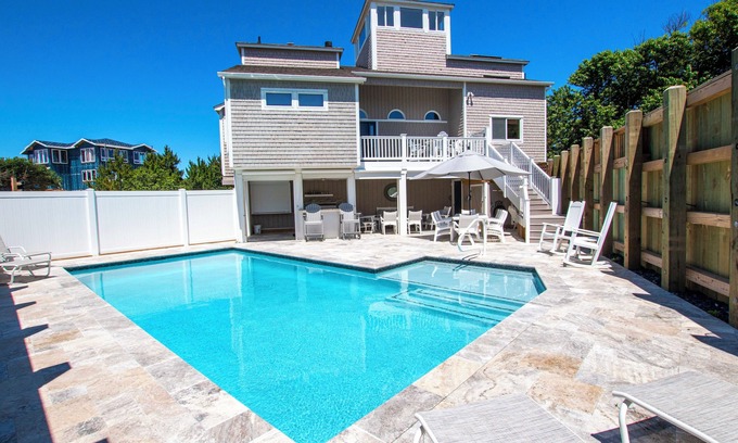 Duck House | Oceanside, Priv Pool, poolside grilling, sun decks, SEA6, Morningstar