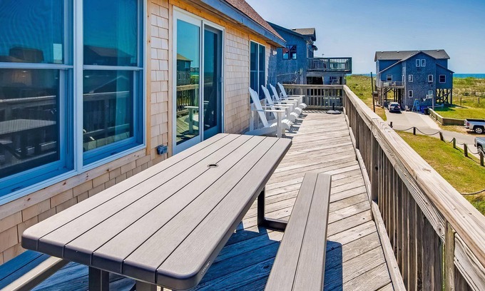 Frisco House | Oceanview Dog Friendly Home in Frisco with Hot Tub, Grill, and Smart TVs