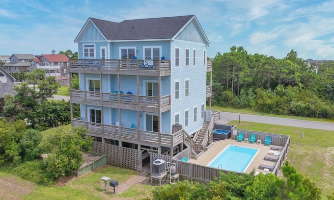 Palisade Acres House | Oceanview Dog Friendly Home w/Pool, Hot Tub, Elevator, Game and Media Rooms