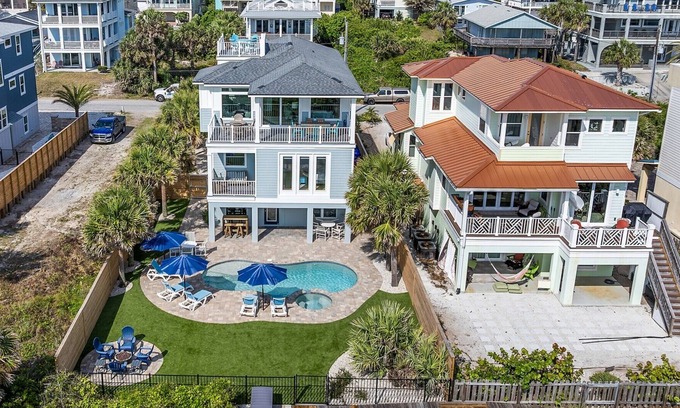 Butler Beach House | OCTOBER SPECIALS & THANKSGIVING OPEN! 5BR OCEANFRONT, HEATED POOL, GAME ROOM.