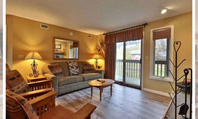 Ludlow Condo | Okemo Base Slopeside Ski-in/Ski-Out Condo - FULL WINTER SEASON Rental