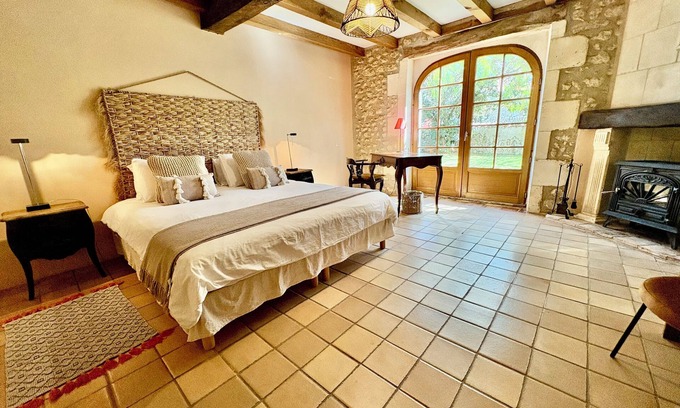 Festalemps Other | OLD STONE FARMHOUSE WITH SWIMMING POOL