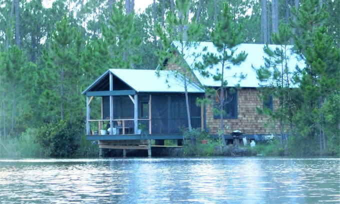 Apalachicola House | On Turtle Pond--Secluded Pondhouse Paradise, Just 1.3 Miles from Downtown